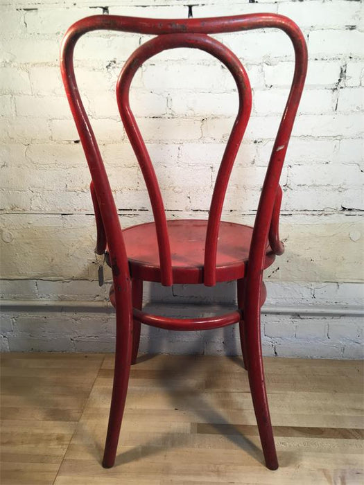 Red Bentwood Chair