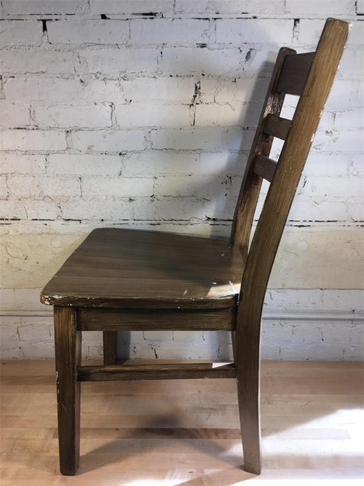 Brown Ladder Back Chair