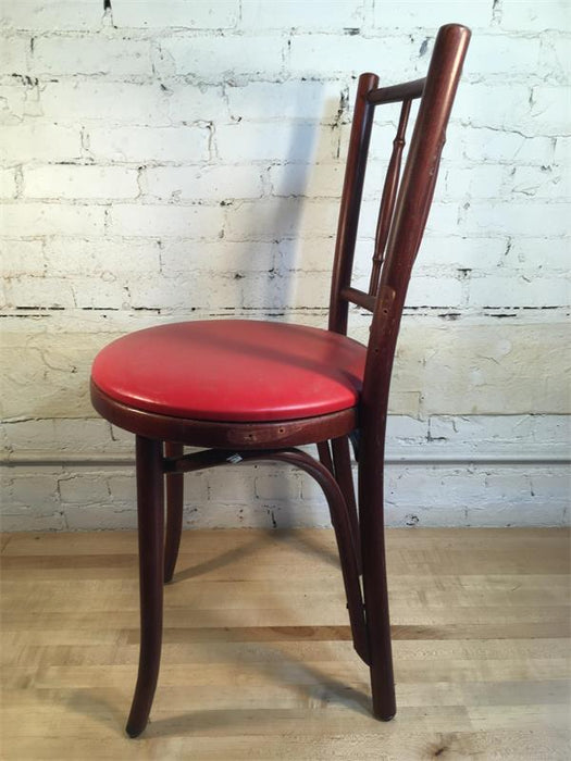 Brown Spindle Back Cafe Chair