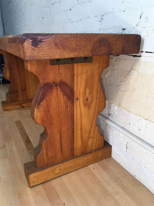 Reinforced Wood Bench