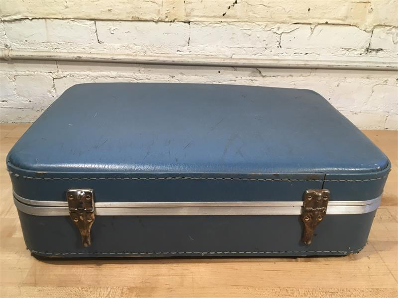 Blue Hardshell Suitcase