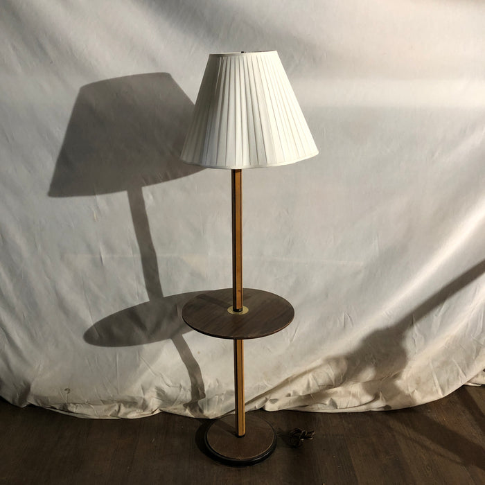standing lamp with tray