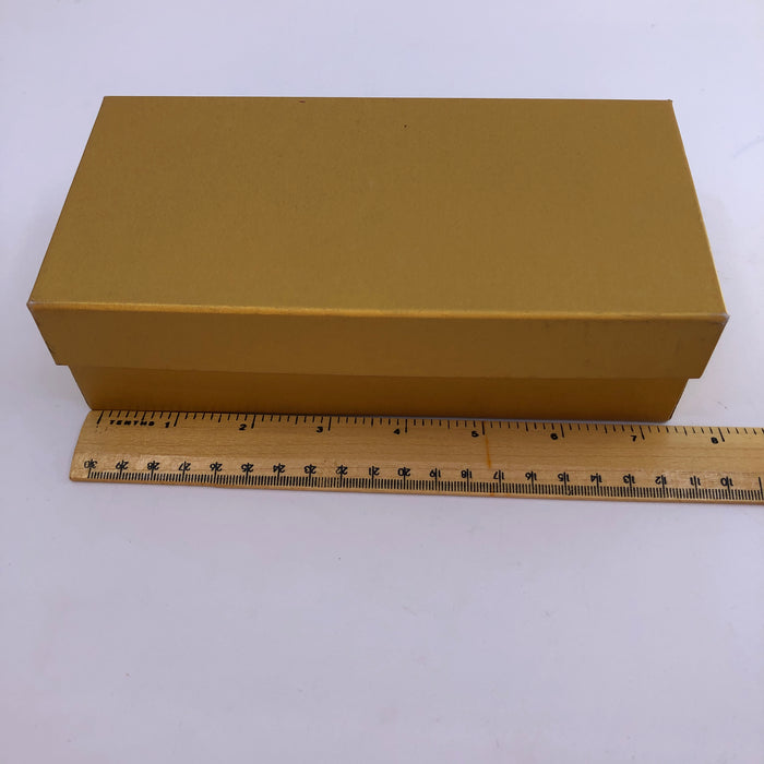 medium gold box with ruler
