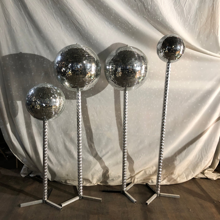 disco ball on a stand